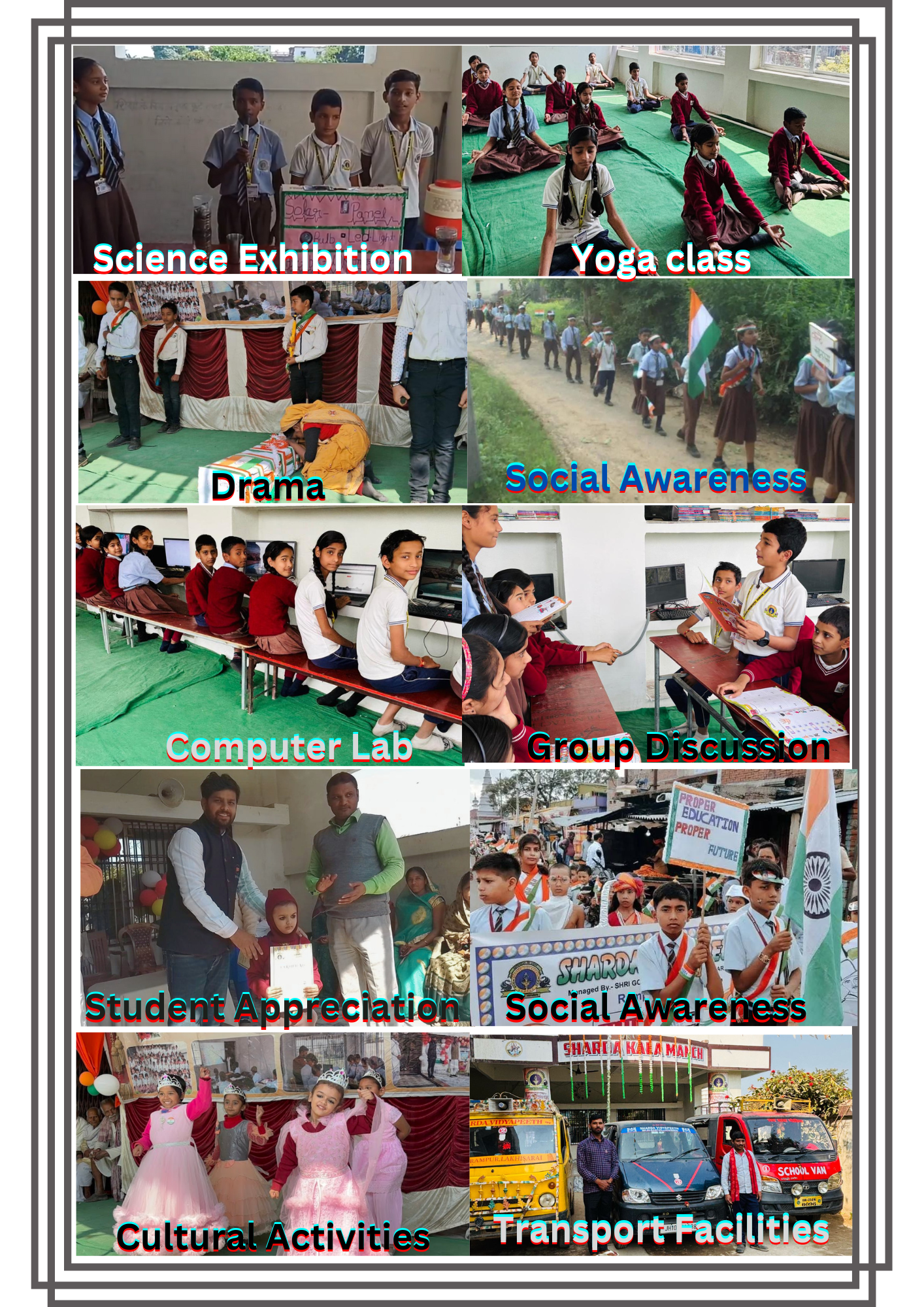 Sharda Vidyapeeth Facilities